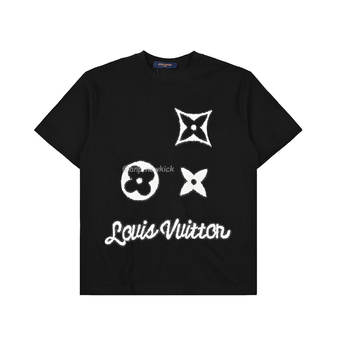 Louis Vuitton 24ss 3d Foam Printed Short Sleeves T Shirt (8) - newkick.org